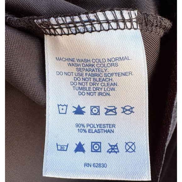 LANDS END Black Velvet Velour Dress Size MP 10-12 Holiday Party Formal Gothic - Picture 11 of 13